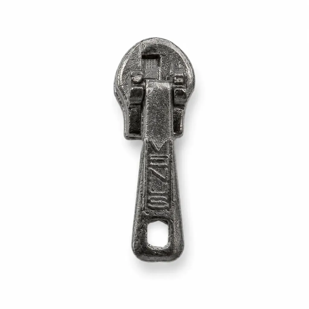 VENUS #3 Long Tab Spiral Zipper Sliders (1000/Pack) NICKEL