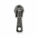 VENUS #3 Long Tab Spiral Zipper Sliders (1000/Pack) NICKEL