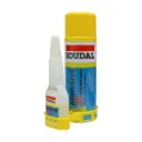Soudal 2C Two Part Super Glue Kit (50g Cyanoacrylate + 200ml Activator)
