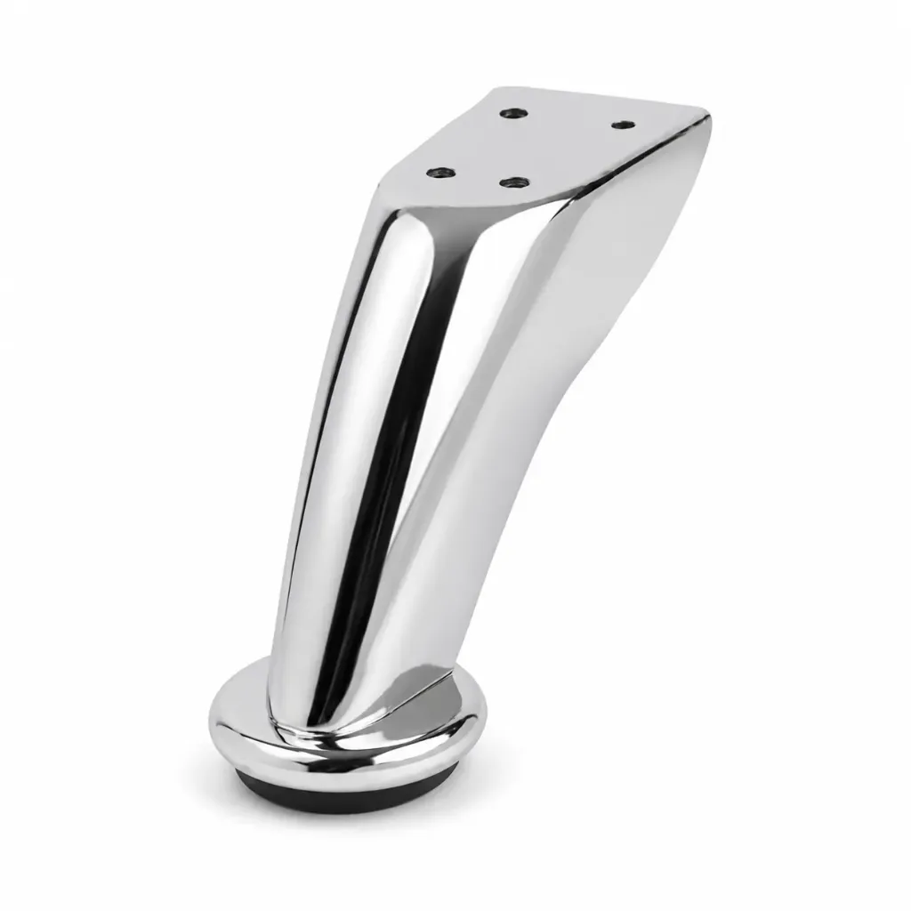 Metal Leg Pharlap 95mm CHROME