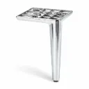 Stockholm 150mm Chrome Plated Metal Leg