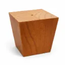 Small Pyramid Timber Leg 80mm STAINED