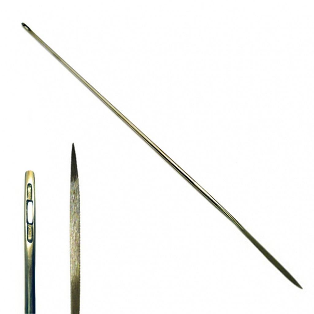 Straight Bayonet Point Needle 6inch SINGLE