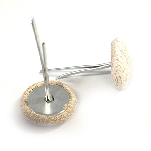 Covered Button - PRONG BACK