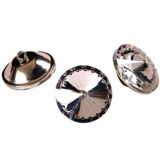 Diamante Crystal Buttons