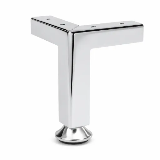 [L-M-SILVERK] Metal Leg Silver Knight 112mm CHROME