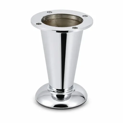 [L-M-SYDNEY] Metal Leg Sydney 100mm CHROME