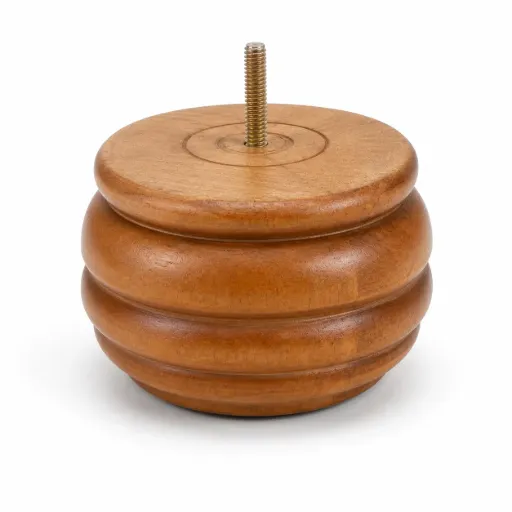 [L-W-FORUM-MAHOG] Forum Timber Leg 80mm STAINED