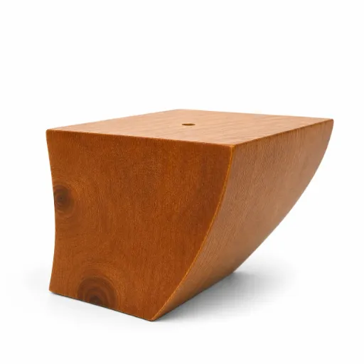 [L-W-MUR85] Murdoch Timber Leg 70mm STAINED