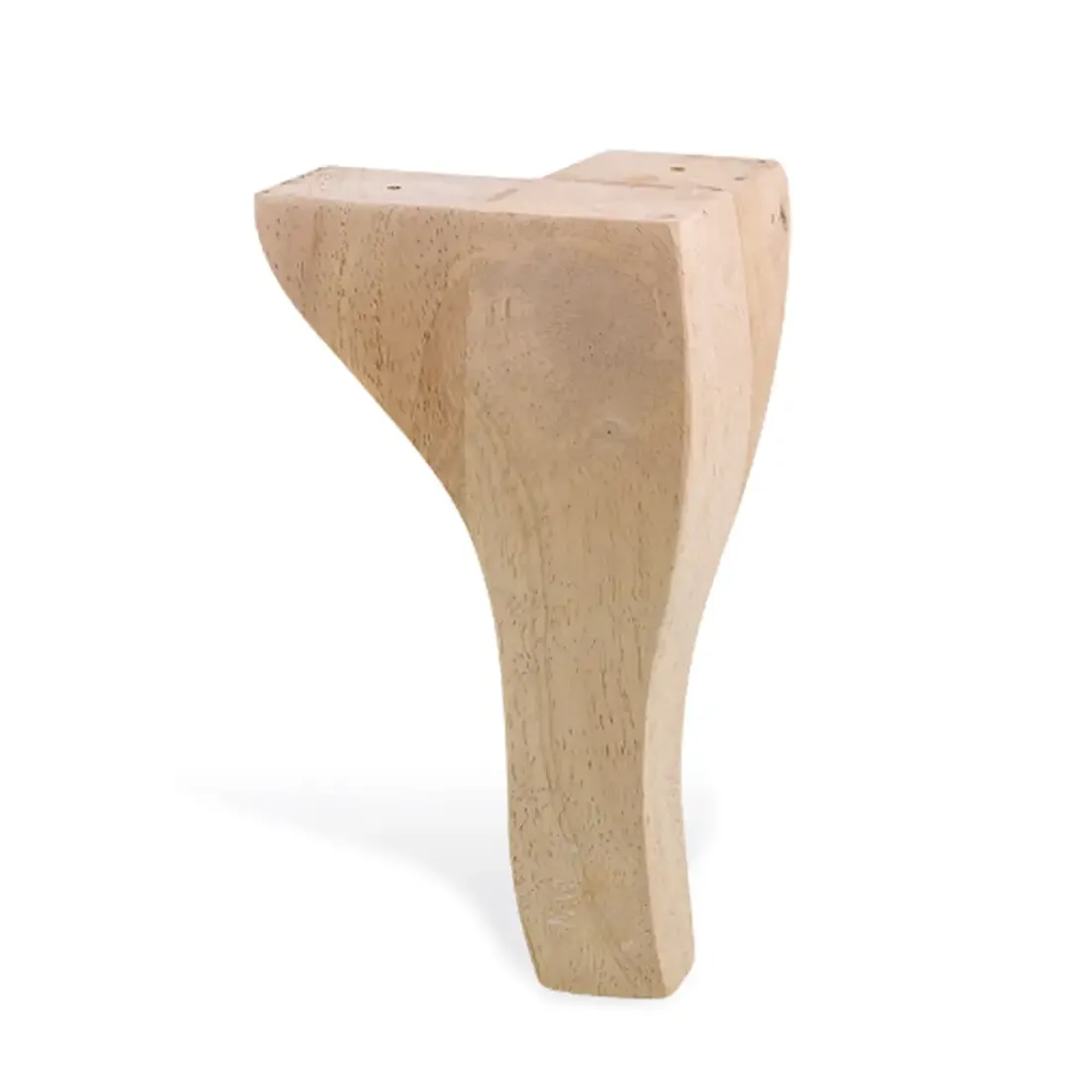 [L-W-WATSON-RAW] Watson Square Cabriole Timber Leg 185mm RAW