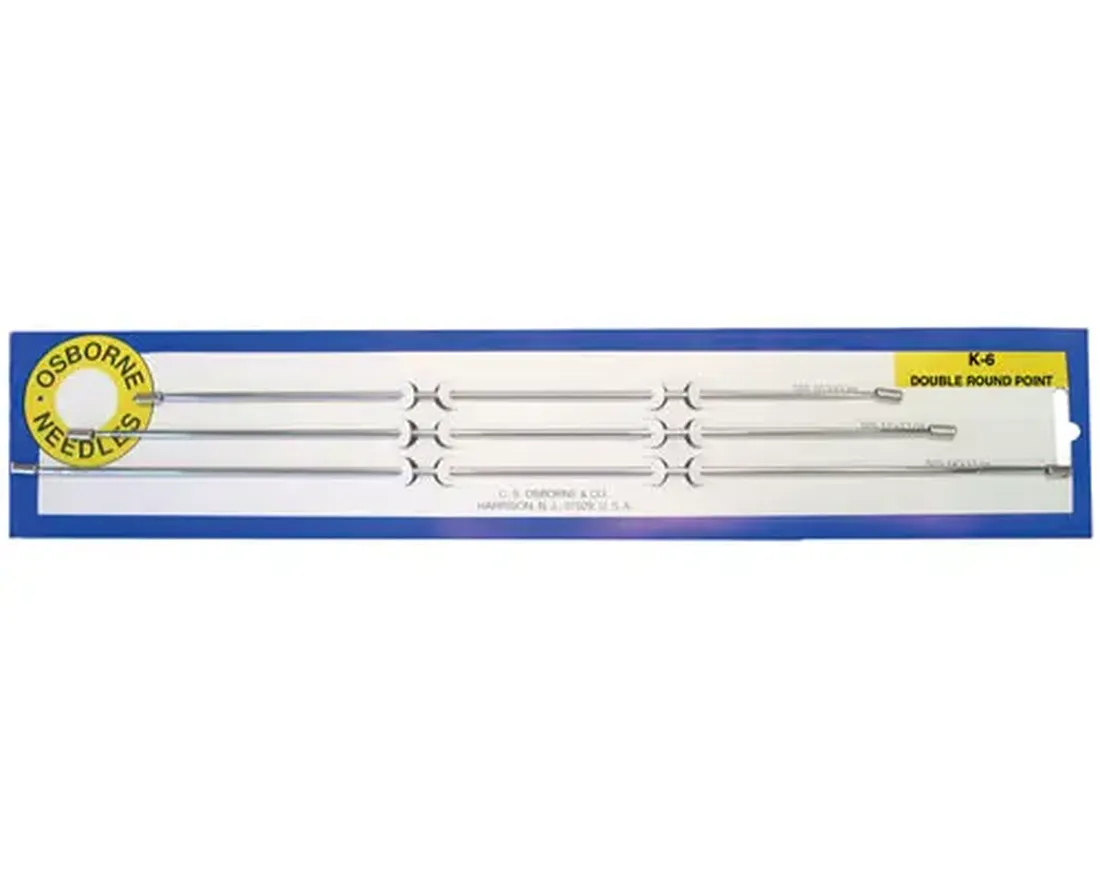 [UT-OSB-K6] OSBORNE K-6 Straight Double Round Point Needle Card