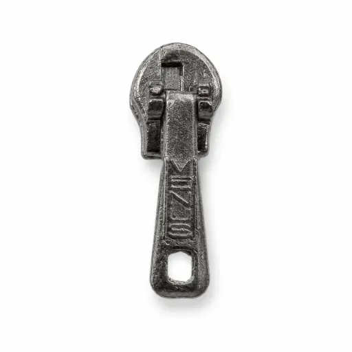 [ZIP-VENUS3-1000] VENUS #3 Long Tab Spiral Zipper Sliders (1000/Pack) NICKEL